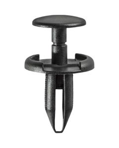 AVCAP19639 image(0) - AUVECO AP19639 Push-Type with Closed End Fender and Front Bumper Cover Retainer, 17 mm Dia Head, Nylon, Black