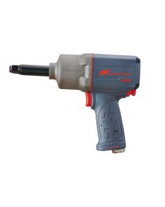 IRT2235QTIMAX-2 image(2) - Ingersoll Rand 1/2 Inch Air Impact Wrench, 2 Inch Ext Anvil, Quiet, 1300 ft-lb Torque, Titanium Hammercase, Friction Ring Retainer, Pistol Grip
