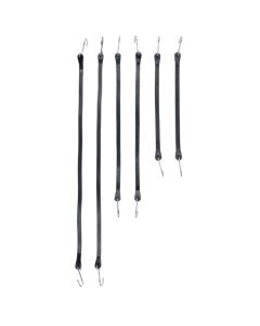 WLMW1891 image(2) - Wilmar Corp. / Performance Tool 6 Piece EPDM Tarp Strap Assortment