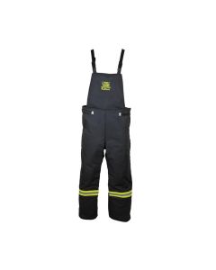 OBERON Bib Overalls - Arc Flash - 140 Cal TCG Lightweight - Color: Black - Size: 3XL