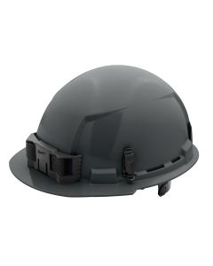 MLW48-73-1134 image(1) - Milwaukee Tool BOLT Gray Front Brim Hard Hat w/6pt Ratcheting Suspension (USA) - Type 1, Class E