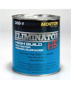 Morton Paint Morton 300-1 High Build Polyester Primer, 1 gal Can, Gray, 20 min Curing