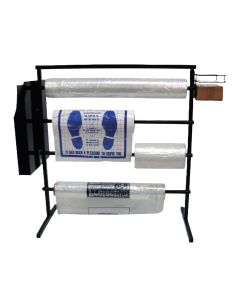 DOWDS-4 image(0) - John Dow Industries DS-4 Interior Protection Floor Dispenser Rack - 4-Bar Steel Rack for Seat Covers, Floor Mats and Parts Bags