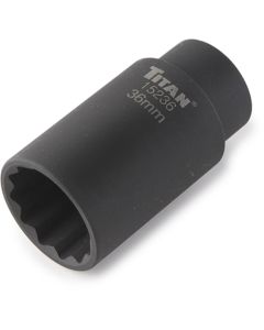 TITAN 36MM 1/2" DR 12PT AXLE NUT SKT