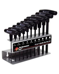 Wilmar Corp. / Performance Tool 10 Piece Metric T-Handle Hex Key