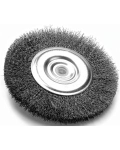 WLMW1221 image(0) - Wilmar Corp. / Performance Tool 6" Wire Wheel for Bench Grinder