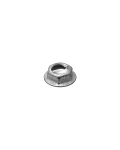 AVCAP3404 image(0) - AUVECO AP3404 Hex Washer Thread Cutting Nut, 3/16 in Stud x 3/8 in Across Flats, Zinc