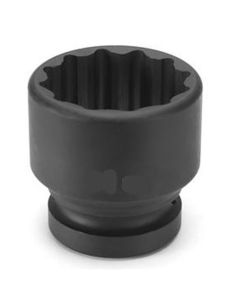 Grey Pneumatic 1" Drive x 57mm Standard - 12 Point Socket