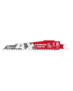 MLW48-00-5221 image(2) - Milwaukee Tool SAWZALL The AX 5 TPI 6" Carbide Blades - 1PK