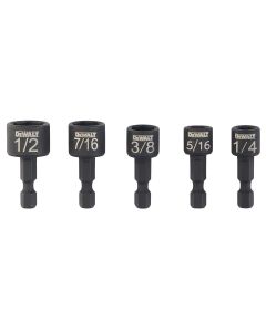 DWTDWAIND-5 image(0) - DEWALT - Nut Driver Set, Compact, 5-Piece (Dwaind5)