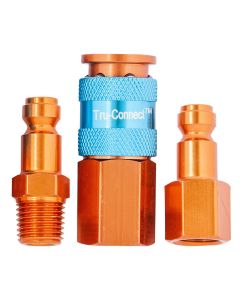 Plews Edelmann 1/4" Orange Coupler Kit