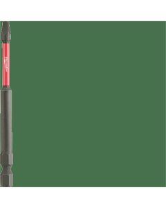 MLW48-32-4572 image(0) - Milwaukee Tool SHOCKWAVE 3-1/2&rdquo; Impact Square Recss #2 Power Bit