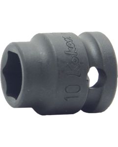 KKN13401MS-14 image(0) - Ko-ken USA 13401MS-14 3/8 Sq. Dr. Socket 14mm 6 point Length 22mm Thin walled