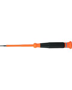 KLE6264INS image(0) - Klein Tools Insulated Precision Screwdriver, #1 Phillips, 4-Inch Shank