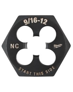 MLW49-57-5365 image(2) - Milwaukee Tool 9/16"-12 NC 1-7/16" Hex Threading Die
