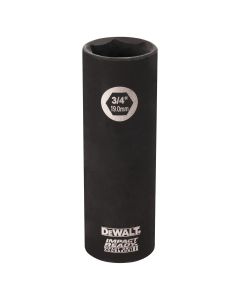 DWTDW22902 image(1) - DEWALT 3/4-Inch Impact Ready Deep Socket For 1/2-Inch Drive