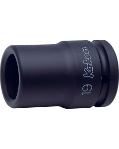 Ko-ken USA 16317M-19 3/4 Sq. Dr. Rear Wheel Nut Socket 19mm Square Length 67mm