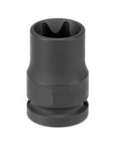 GRE2122ET image(0) - Grey Pneumatic 1/2" Drive x E22 External Star Impact Socket