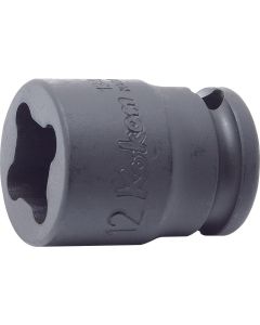 KKN13400-14WN image(0) - Ko-ken USA 13400-14WN 3/8 Sq. Dr. Socket 14mm 4 point Length 32mm Weld Nut