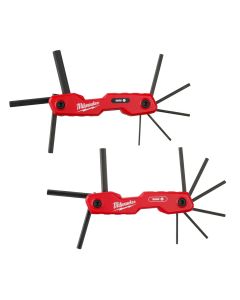 MLW48-22-2183 image(3) - Milwaukee Tool 2PC 17-Key Folding Hex Key Sets - SAE/Metric