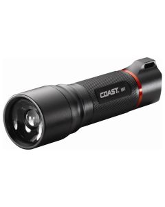 COAST Products HP7 730 Lumen High Performance Alkaline Battery Flashlight with Slide Focus - Black
