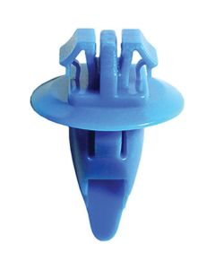 AUVECO AP20390 Fender Molding Clip, 17 mm Dia Head x 17 mm L Stem, Nylon, Blue