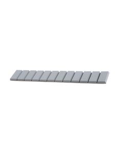 PLO68413 image(0) - Plombco Value Line steel adhesive weights, 0.5 oz segments coated in 15 lb roll with standard adh