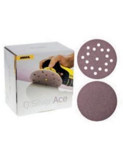 MRK2C622600 image(0) - Mirka Abrasives Q.Silver Micro 2C622600 2C Series Semi-Open Coated Grip-On Sanding Disc, 6 in, P600 Grit
