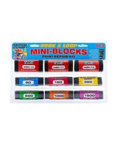 JLMAP-8 image(0) - Motorguard J.R. Tech MINI-BLOCK PAINT REPAIR KIT ASSORTMENT OF 3 - HOOK & LOOP SANDING BLOCKS