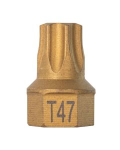 MAY16118 image(0) - Mayhew T47 Torx® Dual Drive Bit, 7/16" Drive