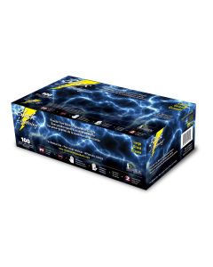 BLGBL-M image(1) - Atlantic Safety Company Black Lightning Medium Black Nitrile Gloves