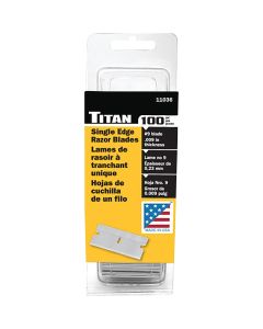 TITAN 100PC SINGLE EDGE #9 RAZOR BLA