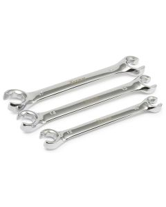TITAN 3-PCFLARE NUT WRENCH SET - METRIC