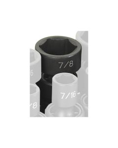 GRE1028U image(1) - Grey Pneumatic 3/8" Drive x 7/8" Standard Universal Socket