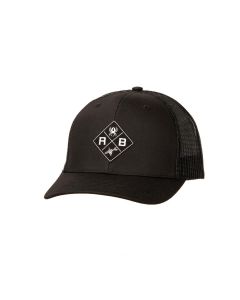 RDBHATC5 image(0) - Redback Boots USA Flip Da Bird Diamond Snapback Black