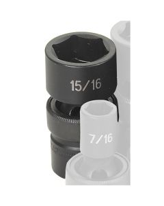 GRE2030U image(1) - Grey Pneumatic 1/2" Drive x 15/16" Standard Universal Socket