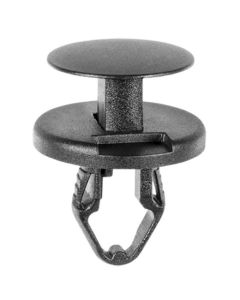 AVC20826 image(0) - AUVECO 20826 Push-Type with Closed End Fender Apron Retainer, 19 mm Dia Head x 14 mm L Stem, Nylon, Black