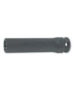 KKN13325-E12 image(0) - Ko-ken USA 13325-E12 3/8 Sq. Dr. Impact Deep TORX E12 Socket - Length 80mm