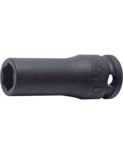 KKN13300XG-12 image(0) - Ko-ken USA 13300XG-12 3/8 Sq. Dr. Socket 12mm 6 point Length 50mm Slide Magnet