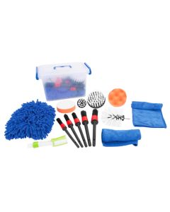 WLMW4992 image(3) - Wilmar Corp. / Performance Tool 16 Piece Power Brush Detailing Kit
