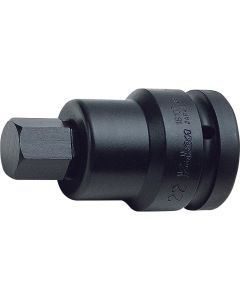 KKN18107-22-19 image(0) - Ko-ken USA 18107.22-19 1 Sq. Dr. Bit Socket 19mm Hex Length 98mm