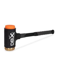 TIT63630 image(1) - Titan DBX 28 oz. Dead Blow Hammer with Replaceable Polyurethane and Brass Striking Caps