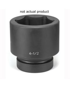GRE7208R image(0) - Grey Pneumatic 2-1/2" Drive x 6-1/2" Standard  Socket