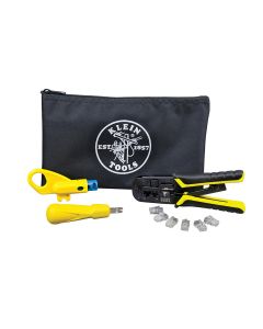 KLEVDV026212 image(0) - Klein Tools Twisted Pair Installation Kit with Zipper Pouch