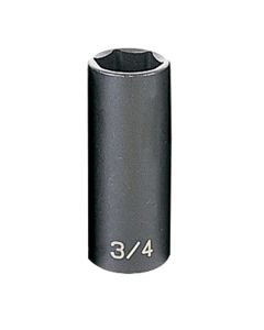 Grey Pneumatic 3/8" Drive x 3/4" Deep Socket