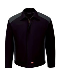 Workwear Outfitters Men's Perform Crew Jacket Black/Charcoal-Large