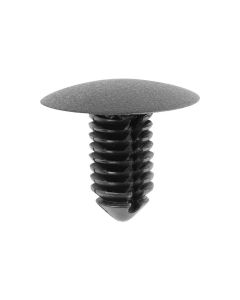 AUVECO 20360 Single Head Type 1 Engine Compartment and Front End Retainer, 15/16 in Dia Bottom Head, Nylon, Black