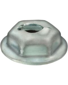 AVCAP3403 image(0) - AUVECO AP3403 Hex Washer Thread Cutting Nut, 1/8 in Stud x 5/16 in Across Flats, Zinc
