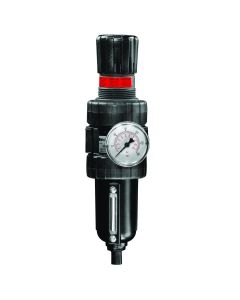 Balcrank Reg/Filter, Air, Mini W/0-160 Psi Gauge, 1/4 Npt(F)