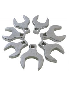 SUN9740A image(1) - SUNEX 7 Pc.1/2" Dr. Metric Jumbo Crowfoot Wrench Set